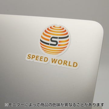 シングルステッカー ツヤ有りホワイト 一般接着タイプ 60×60mm